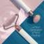 Caresmith: Bloom Vibrating Rose Quartz Face Roller And Eye Press