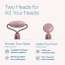 Caresmith: Bloom Vibrating Rose Quartz Face Roller And Eye Press