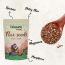 Fabeato: Natural Raw Premium Flax Seeds - Pack of 2 (250gm each)