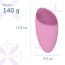 Caresmith: Battery Powered Sonic Massager Brush For Facial Cleansing - Pink Taffy