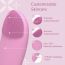 Caresmith: Battery Powered Sonic Massager Brush For Facial Cleansing - Pink Taffy