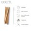 Ecotyl: Bamboo Straws with Cleaning Brush | Set of 6 | Reusable Straws 