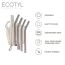 Ecotyl: Stainless Steel Straw Bent with Cleaning Brush | Reusable Straws | Set of 4