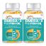 Dr. Morepen: Omega 3 Deep Sea Fish Oil for Healthy Heart, Brain & Joints, 500mg with 300mg DHA & EPA - 60 Softgels Pack of 2