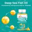 Dr. Morepen: Omega 3 Deep Sea Fish Oil for Healthy Heart, Brain & Joints, 500mg with 300mg DHA & EPA - 60 Softgels Pack of 2