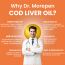 Dr. Morepen: COD Liver Oil Capsules with Natural Omega 3, Vitamin A & D for Healthy Heart, Brain, Eyes & Joints - 100 Softgels Pack of 2