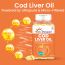 Dr. Morepen: COD Liver Oil Capsules with Natural Omega 3, Vitamin A & D for Healthy Heart, Brain, Eyes & Joints - 100 Softgels Pack of 2