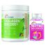 Dr. Morepen: Biotin+ Advanced for Hair Growth, Glowing Skin & Healthy Nails - 60 Veg Tablets  &  Dr. Morepen Natural Collagen Builder, Orange-berry Flavour - 250gm