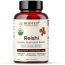 Rooted Active Naturals: Reishi mushroom Extract Powder (60 Veg Caps, 500 mg) | Heart health, Stress Relief, Liver.  supportUSDA Organic, 30% Beta Glucans