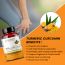 Rooted Active Naturals: Curcumin (95%) Reishi & Black pepper Extract (for better absorbtion)1300mg, for Immunity, Joints Cardio Health| 90 VEG Capsules, 500 Mg each