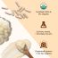 Rooted Active Naturals: Tremella Mushroom Extract  (60 Veg caps, 500 mg) |Beauty, Skin Glow, Collagen booster, Hyalyronic acid, Hydration| USDA Organic, 45% Beta Glucans