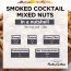 Nutty Gritties: Smoked Cocktail Nut Mix, Almonds, Cashew Nuts, Pistachio Kernels - 200g