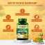 Vlado's Himalayan Organics: Plant Based Magnesium Supplement 1360mg With Turmeric Spirulina, Wheatgrass, Moringa | Supports Bone Muscle & Bone Health | Boost Energy Level - 60 Veg Tablets