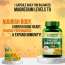 Vlado's Himalayan Organics: Plant Based Magnesium Supplement 1360mg With Turmeric Spirulina, Wheatgrass, Moringa | Supports Bone Muscle & Bone Health | Boost Energy Level - 60 Veg Tablets