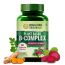 Vlado's Himalayan Organics: Plant Based B-Complex Vitamins B12, B1, B2, B3, B5, B6, B9 and Biotin for Metabolism, Hair and Energy- 60 Veg Capsules
