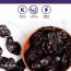 Nutty Gritties: California Pitted Prunes, Dried Fruit Plums - 400g (2 Pack of 200g each)