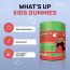 What's Up Wellness: Multivitamin Gummies for Kids with DHA, Vitamins and Zinc, Healthy Gummy for Daily Nutrition - Pack of 2 (30 gummies each)