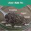 Nourish You: Organic Raw Black Chia Seeds | 2kg Jar