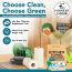 The Honest Home Company: Kitchen Towel Rolls | Pack of 4 Rolls (2 PLY)