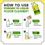 The Honest Home Company: Floor Cleaner Powder To Liquid Sachets - 2500 ml (5 Sachets)