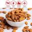 Nutty Gritties: Combo of Jumbo California Almonds 200gm & Roasted Pistachios -Pack of 2 - 200gm each