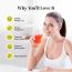 Wellbeing Nutrition: Apple Cider Vinegar with Garcinia Cambogia , Pomegranate (17 Effervescent Tablets) - 68gm