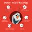 Wellbeing Nutrition: Frozen Olaf Melts | Kids Organic Active Probiotic & Prebiotic, Vitamin C & D3 - Sweet Cherry Flavor (30 Oral Thin Strips)