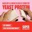 SuperYou: Strawberry Protein Wafer Bars (Pack of 10)|10g Protein, 3g Fiber, No Added Sugar 400g
