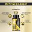HK Vitals: Omega 3 Fish Oil Gold, 1300mg Omega 3  with 500mg EPA & 400mg DHA, 3x Triple Strength Formula, No Fishy Aftertaste, 60 Omega 3 Fish Oil Capsules