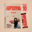 SuperYou: Coffee Protein Wafer Bars (Pack of 10)|10g Protein, 3g Fiber, No Added Sugar|Yeast Fermented Protein