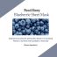 Orjena: Natural Moisture Mask Sheet - Blueberry 23ml Pack of 3