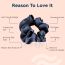 GUBB: Satin Scrunchie (Black)