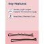 GUBB: Hair Pin 4.5Cm 24 Pcs (12 Pcs Straight & 12 Curved)