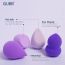 GUBB: Beauty Blender Assorted Pack 4 Pcs (Purple)