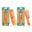 Combo Of Dual Tooth & Wide Tooth Neem Wood Comb | Neem Comb | Pack of 2