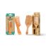 Wide Tooth Neem Wood Comb & Bamboo Hair Brush Combo | Hair Comb Set | Unisex...