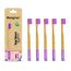 Orby Kids Bamboo Toothbrush For Kids | 100% Natural Soft Bristles | Lavender...