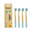 Orby Kids Bamboo Toothbrush For Kids | 100% Natural Soft Bristles | Blue |...