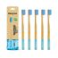 Orby Plus Bamboo Toothbrush For Adults | 100% Natural Soft Bristles | Blue |...