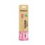 Orby Plus Bamboo Toothbrush For Adults | 100% Natural Soft Bristles | Pink |...