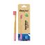 Orby Kids Bamboo Toothbrush For Kids | 100% Natural Soft Bristles | Pink |...