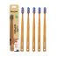 DENCRUS: Octa Clean Eco-Friendly Toothbrush | Octagonal Handle With Soft Bristles | Pack of 5