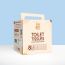 Amwoodo: Bamboo Toilet Tissue Rolls | Unbleached | 3 Ply | 8 Rolls Set | 220 Pulls Per Roll | Pack of 3