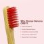 Amwoodo: Orby Plus Bamboo Toothbrush For Adults | 100% Natural Soft Bristles | Red | Pack of 1