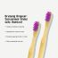 Amwoodo: Orby Kids Bamboo Toothbrush For Kids | 100% Natural Soft Bristles | Lavender | Pack of 1