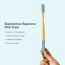 Amwoodo: Orby Plus Bamboo Toothbrush For Adults | 100% Natural Soft Bristles | Blue & Pink | Pack of 2