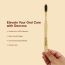 Amwoodo: Natural Clean Bamboo Toothbrush | Charcoal Activated Soft Bristles | Pack of 1