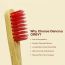 Amwoodo: Orby Plus Bamboo Toothbrush For Adults | 100% Natural Soft Bristles | Red, Pink, Blue, Lavender | Pack of 4