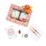 MOS Bakery: Rakhi Pink Double Almond+ Raspberry Gift Box with 200gm jars