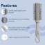 GUBB: Round Hair Brush (Serenity Hues)